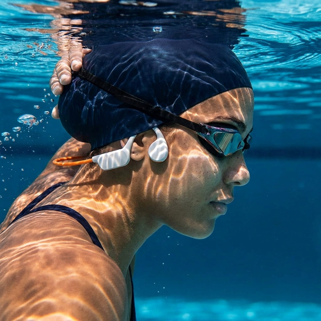 SwimBeats — Bone Conduction Kopfhörer | IPX8 | 32GB MP3