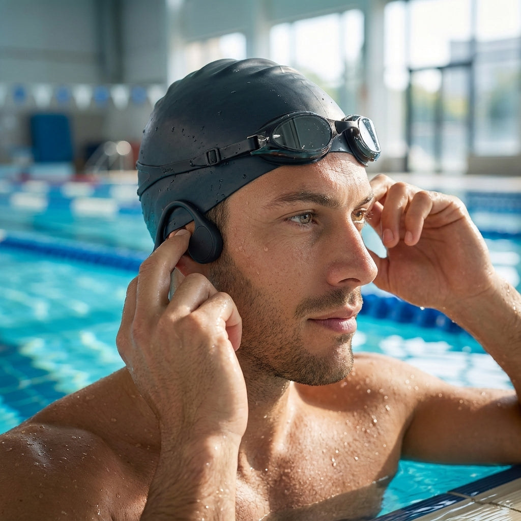 SwimBeats — Bone Conduction Kopfhörer | IPX8 | 32GB MP3